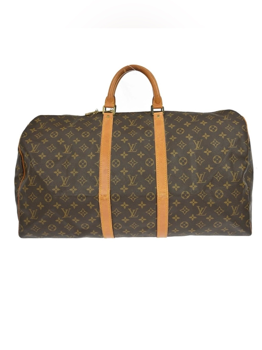 Authentic Louis Vuitton keepall 55 monogram duffle bag unisex travel